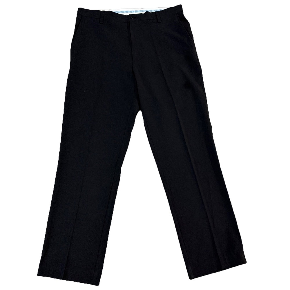 Footjoy Golf Chino Pants Men's 36x34 Black‎ Khaki Stretch Athletic Fit
